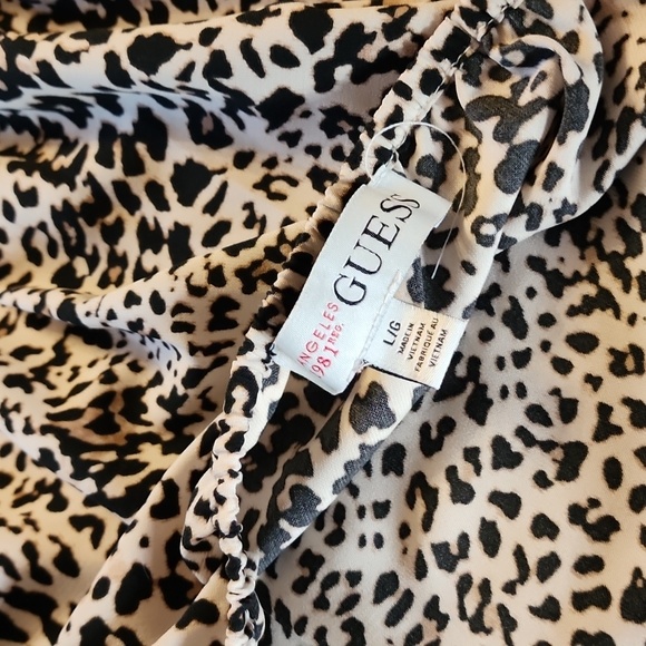 GUESS leopard print jumpsuit - Picture 7 of 9